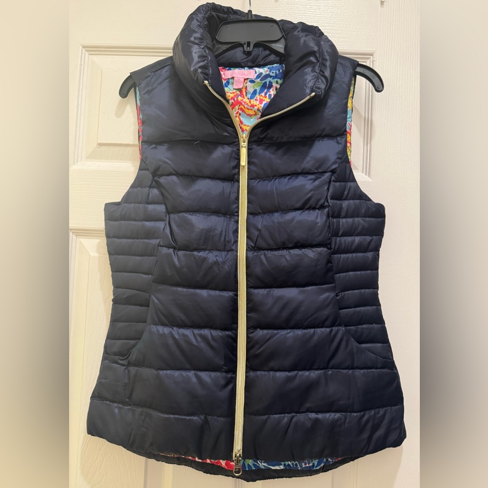 Lilly Pulitzer Allie Packable Down Puffer Vest